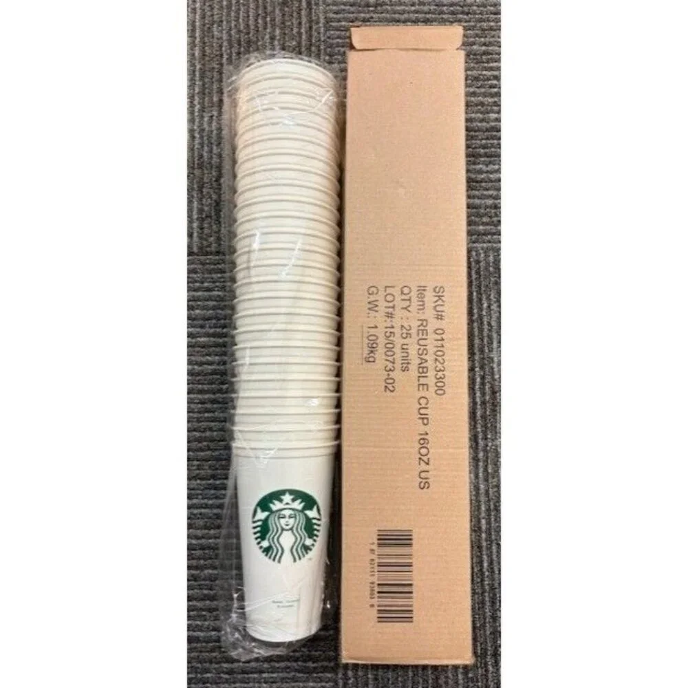 25 Starbucks‎ travel mugs NEW